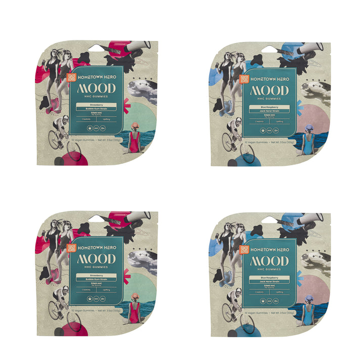 Hometown Hero Mood HHC Gummies - Ethereal Gold Dispensary