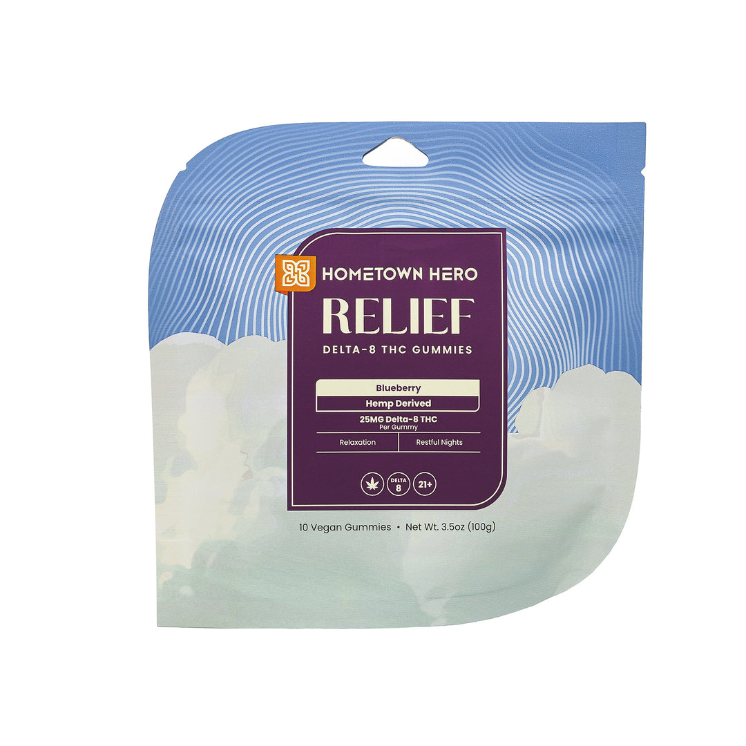 Hometown Hero Relief Delta-8 Gummies - Ethereal Gold Dispensary