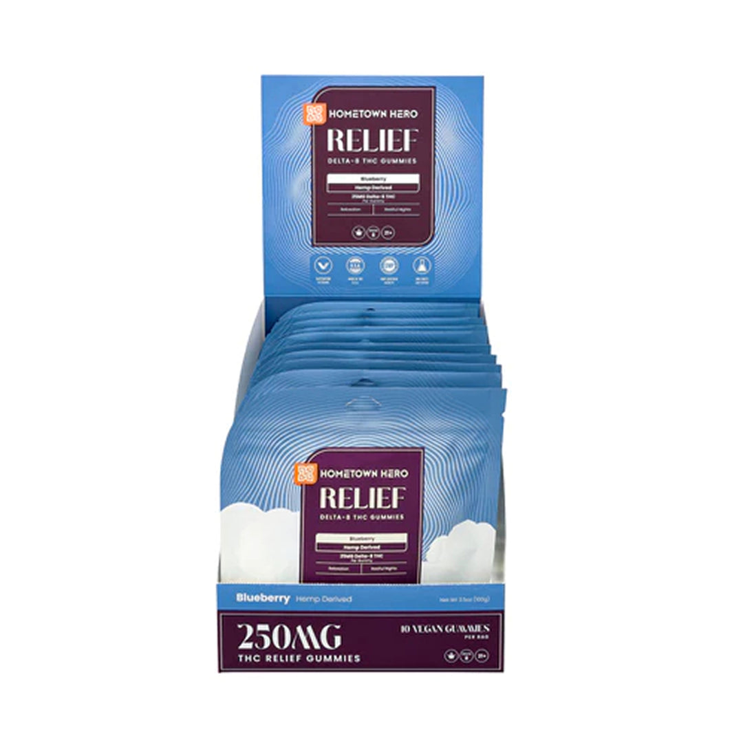 Hometown Hero Relief Delta-8 Gummies - Ethereal Gold Dispensary