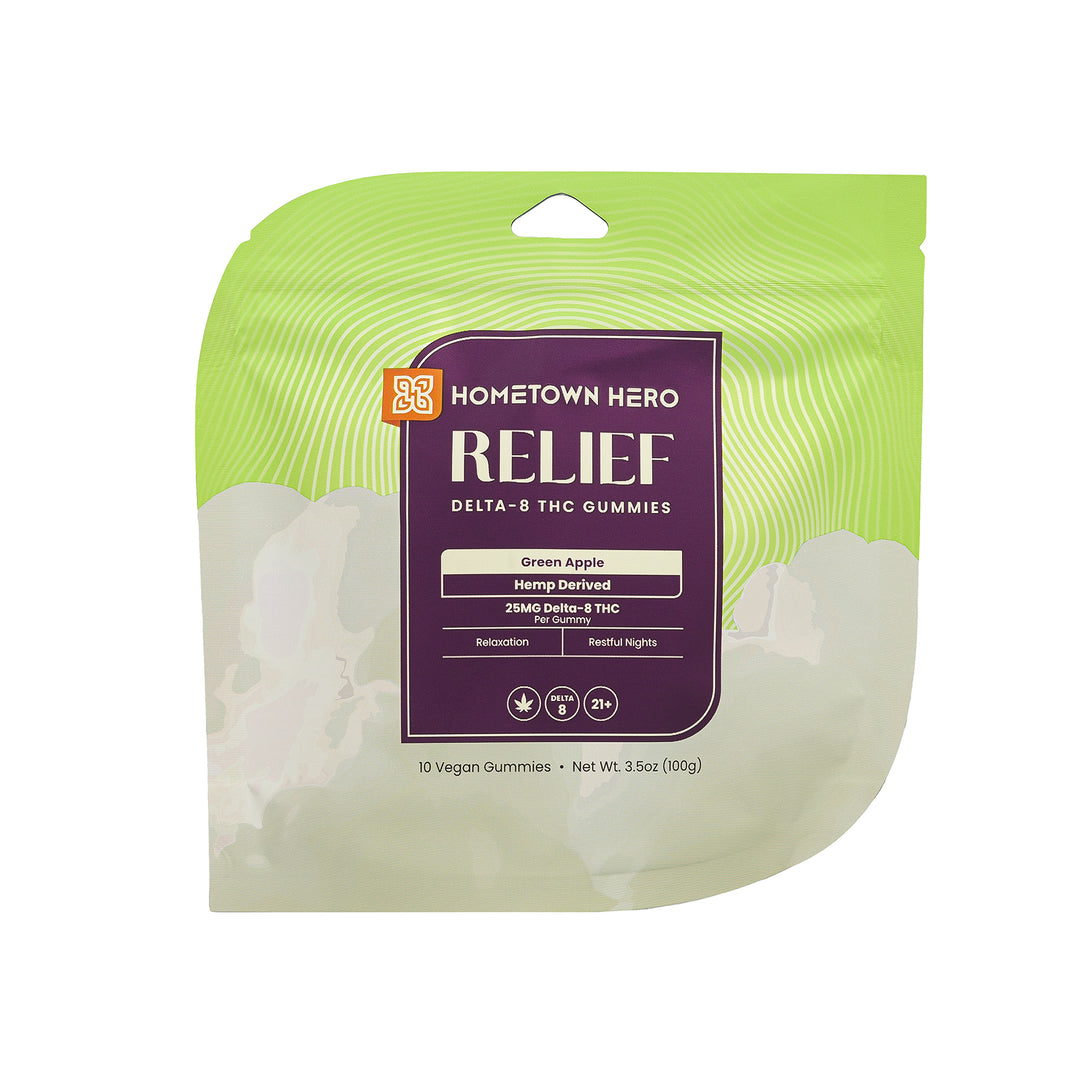 Hometown Hero Relief Delta-8 Gummies - Ethereal Gold Dispensary