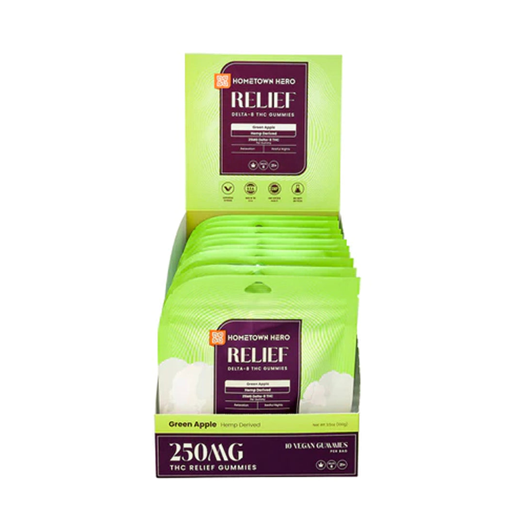 Hometown Hero Relief Delta-8 Gummies - Ethereal Gold Dispensary