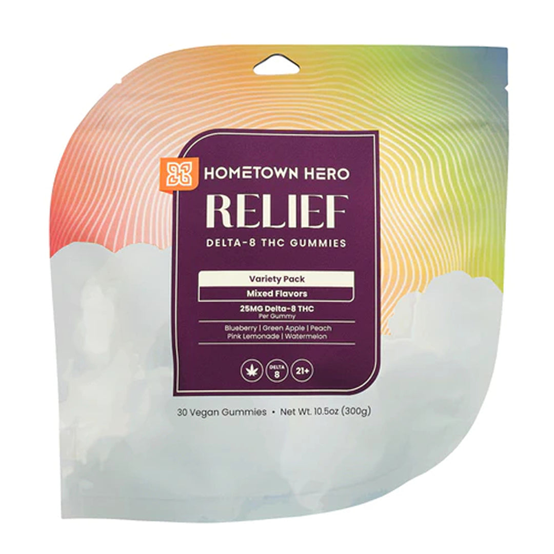 Hometown Hero Relief Delta-8 Gummies - Ethereal Gold Dispensary