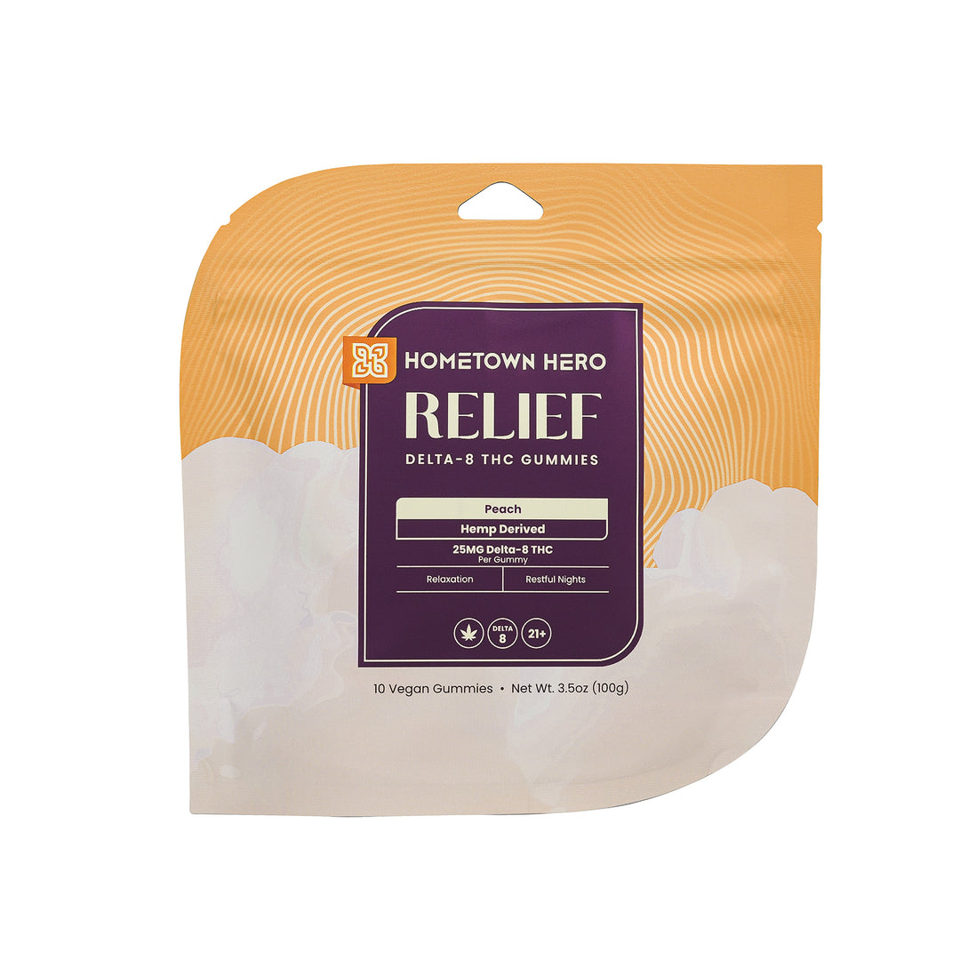 Hometown Hero Relief Delta-8 Gummies - Ethereal Gold Dispensary