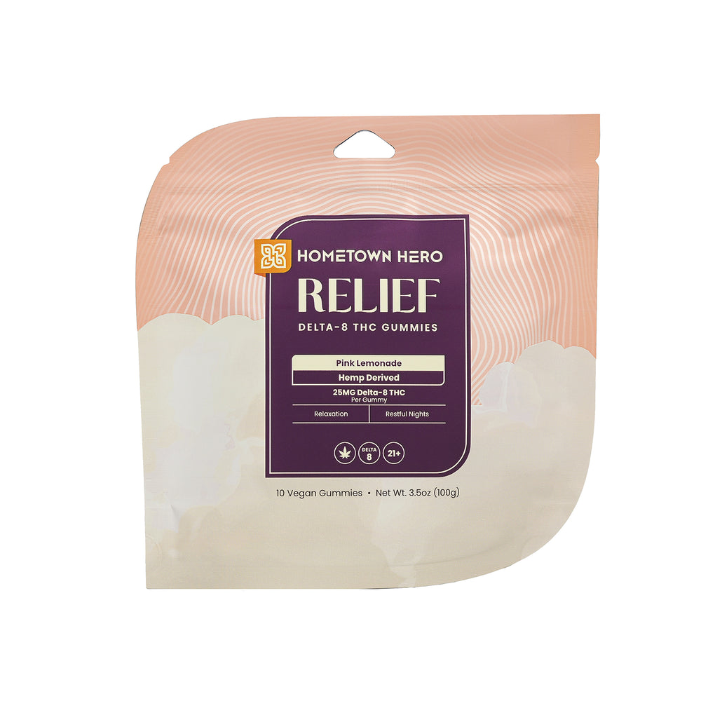 Hometown Hero Relief Delta-8 Gummies - Ethereal Gold Dispensary