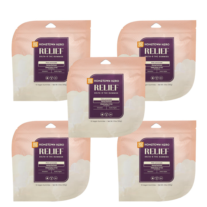Hometown Hero Relief Delta-8 Gummies - Ethereal Gold Dispensary
