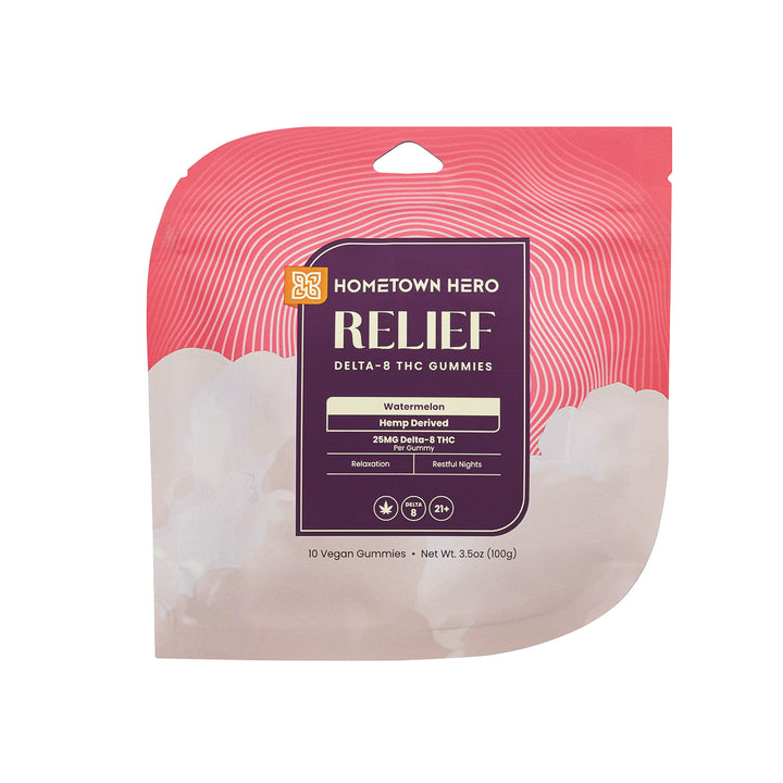 Hometown Hero Relief Delta-8 Gummies - Ethereal Gold Dispensary