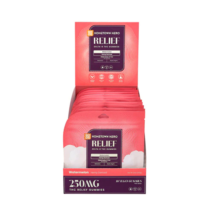 Hometown Hero Relief Delta-8 Gummies - Ethereal Gold Dispensary