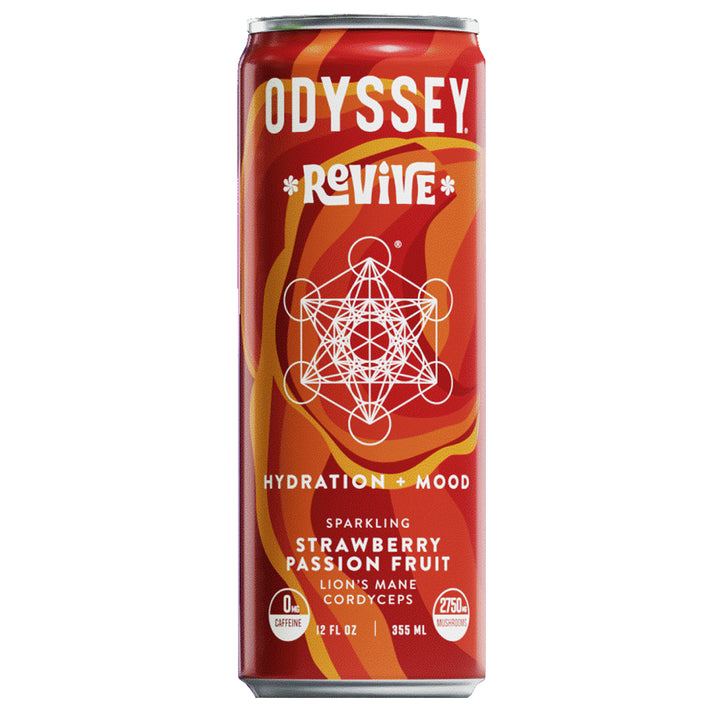 Odyssey Revive Sparkling Mushroom Elixir - Ethereal Gold Dispensary