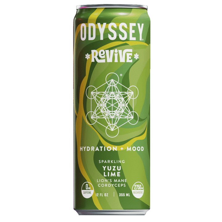 Odyssey Revive Sparkling Mushroom Elixir - Ethereal Gold Dispensary
