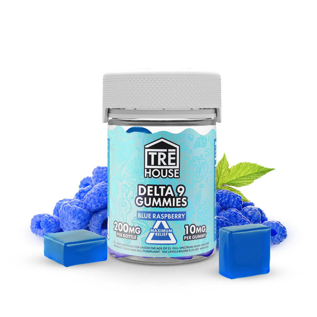 TRE House Delta-9 Gummies Maximum Relief - Ethereal Gold Dispensary