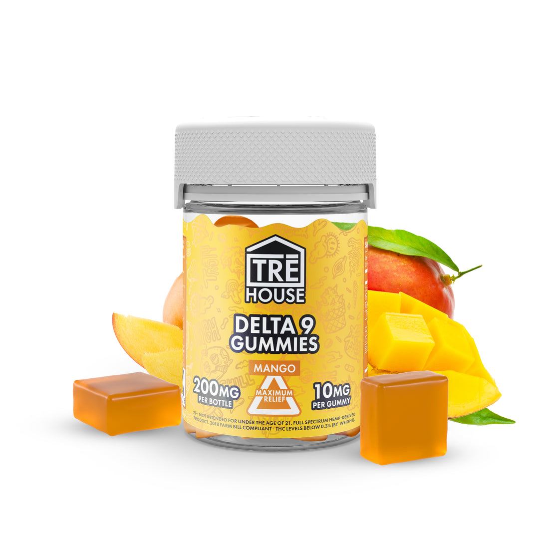 TRE House Delta-9 Gummies Maximum Relief - Ethereal Gold Dispensary