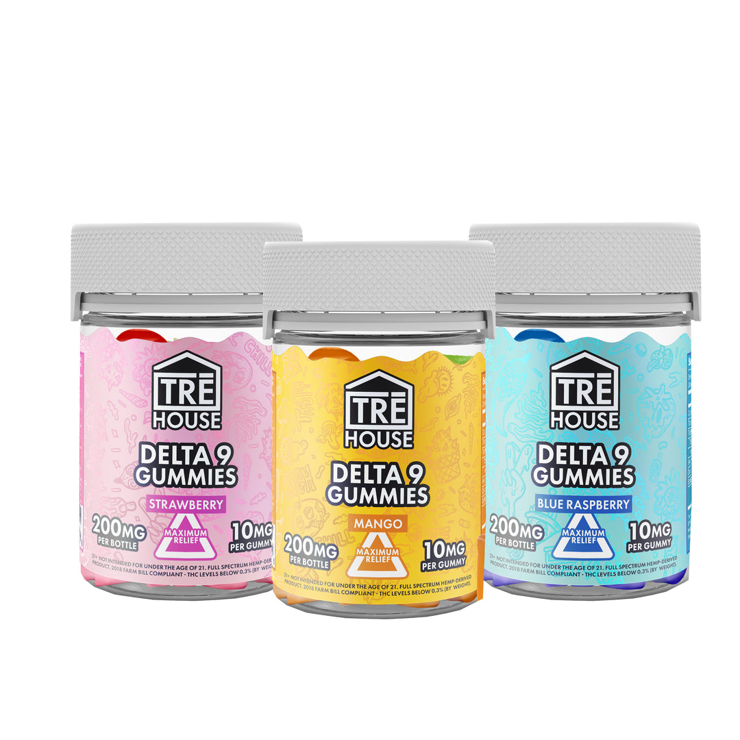 TRE House Delta-9 Gummies Maximum Relief - Ethereal Gold Dispensary