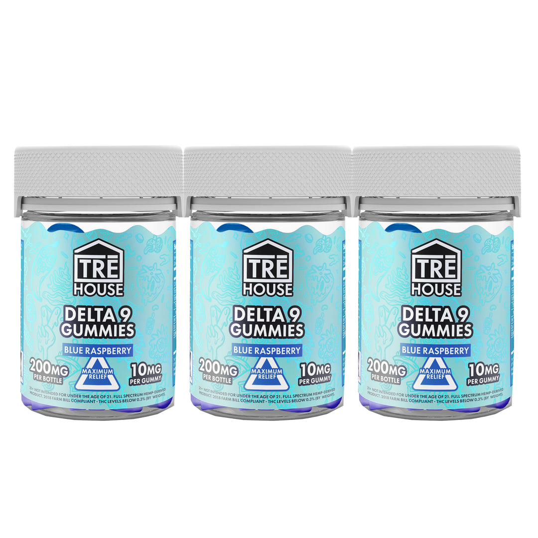 TRE House Delta-9 Gummies Maximum Relief - Ethereal Gold Dispensary