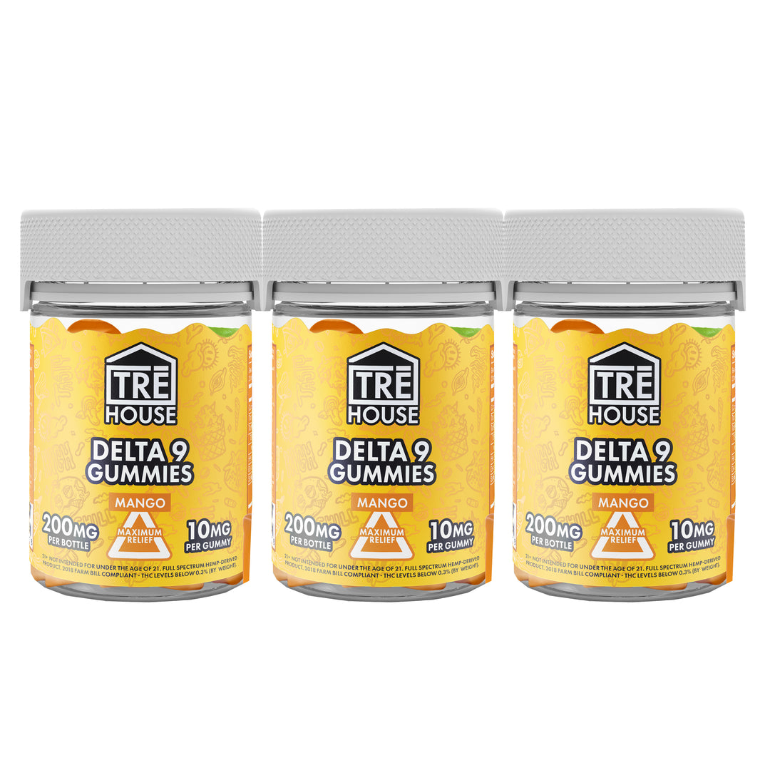 TRE House Delta-9 Gummies Maximum Relief - Ethereal Gold Dispensary