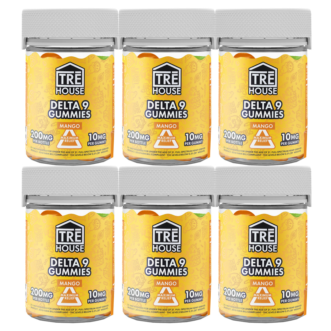 TRE House Delta-9 Gummies Maximum Relief - Ethereal Gold Dispensary