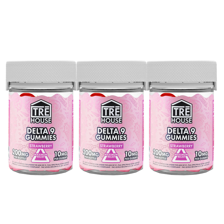 TRE House Delta-9 Gummies Maximum Relief - Ethereal Gold Dispensary