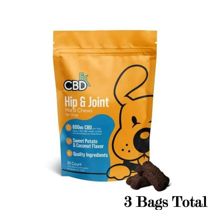 CBDfx Dog Treats: Hard Chews - Ethereal Gold Dispensary