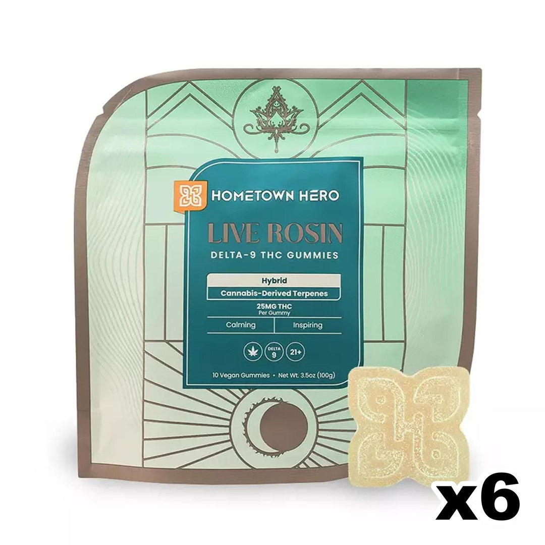 Hometown Hero Absolute Delta-9 Live Rosin Gummies - Ethereal Gold Dispensary