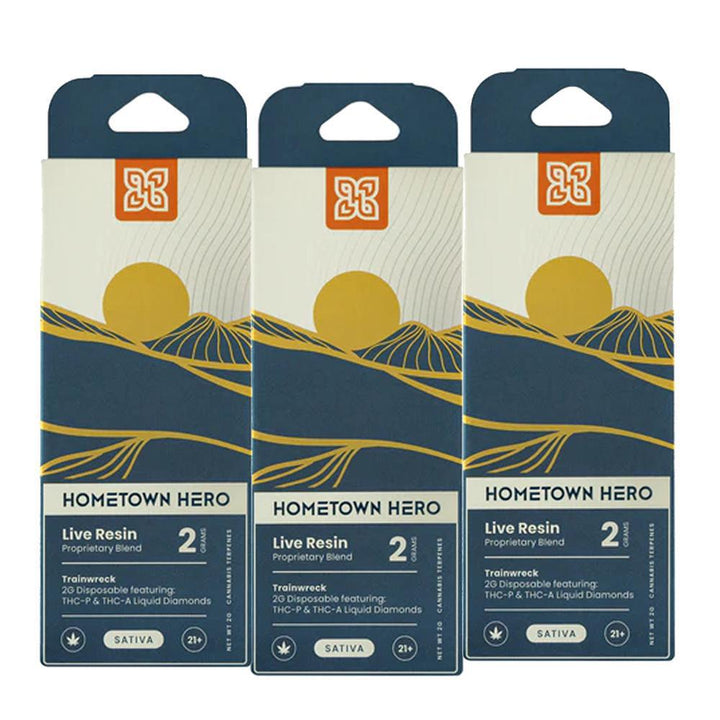 Hometown Hero Live Resin THCa Liquid Diamonds Disposable - 2 Grams