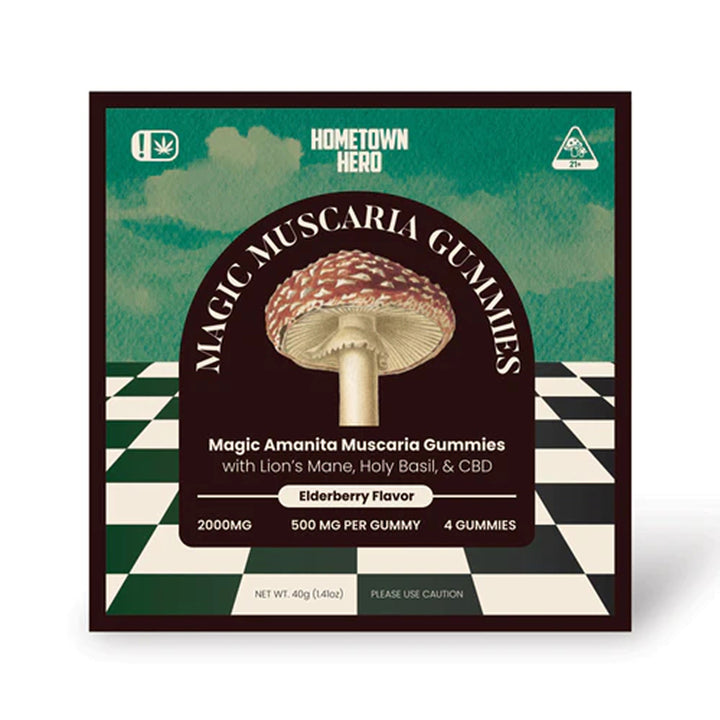 Hometown Hero Magic Amanita Muscaria Gummies - Ethereal Gold Dispensary