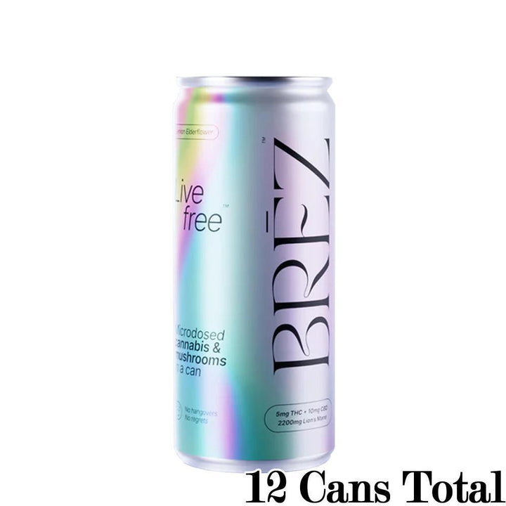 BRĒZ 5mg THC & Functional Mushroom Drinks