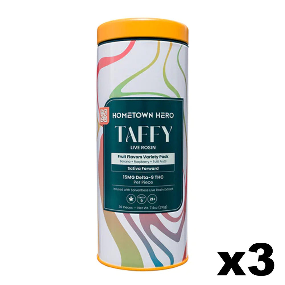Hometown Hero Live Rosin Delta-9 Taffy - Ethereal Gold Dispensary