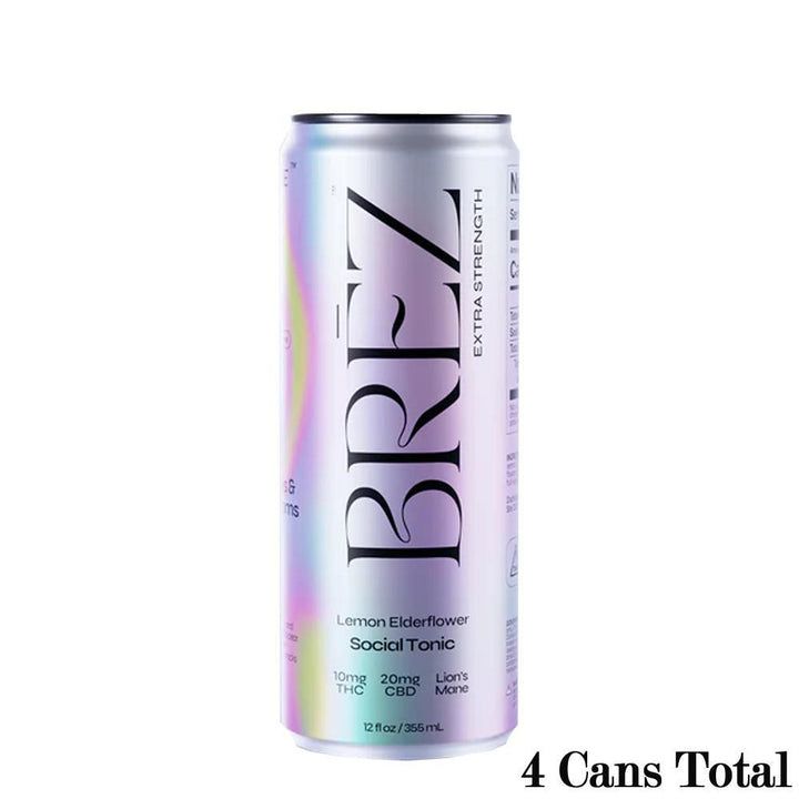 BRĒZ 10mg THC & Functional Mushroom Drinks