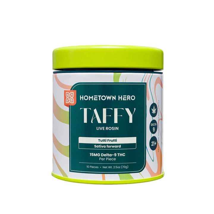 Hometown Hero Live Rosin Delta-9 Taffy - Ethereal Gold Dispensary