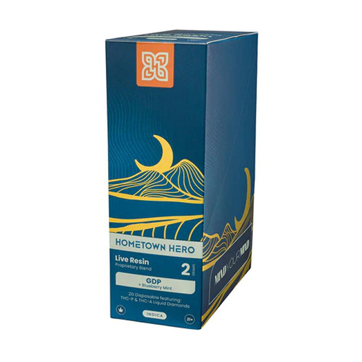 Hometown Hero Live Resin THCa Liquid Diamonds Disposable - 2 Grams