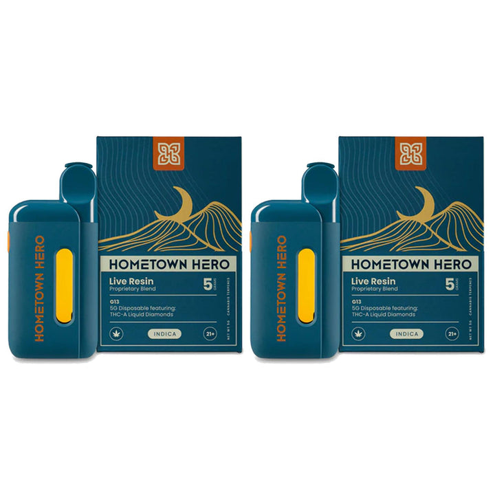 Hometown Hero THCa Liquid Diamonds Disposable - 5 Grams - Ethereal Gold Dispensary