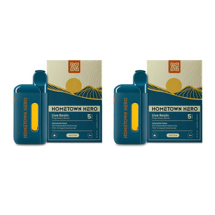 Hometown Hero THCa Liquid Diamonds Disposable - 5 Grams - Ethereal Gold Dispensary