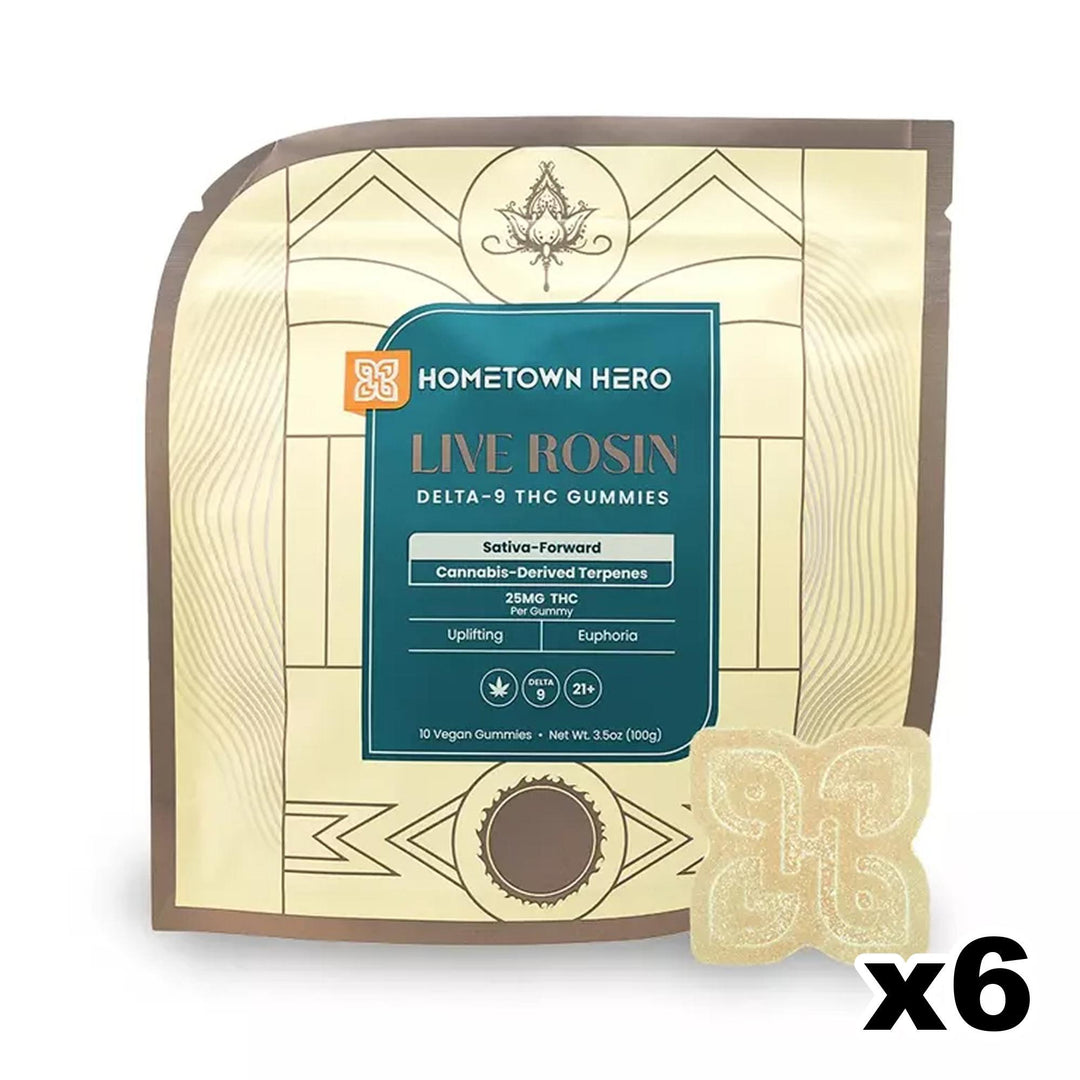 Hometown Hero Absolute Delta-9 Live Rosin Gummies - Ethereal Gold Dispensary