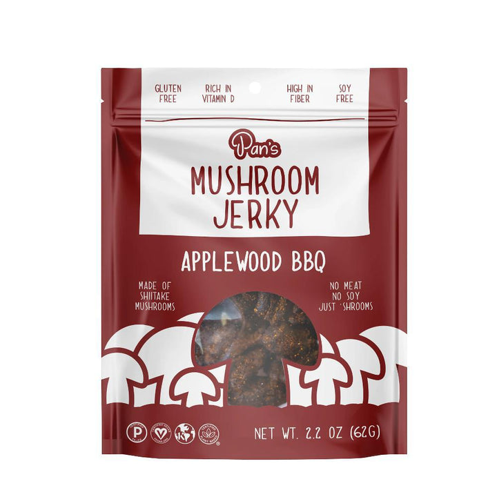 Pan's Mushroom Jerky Applewood BBQ
