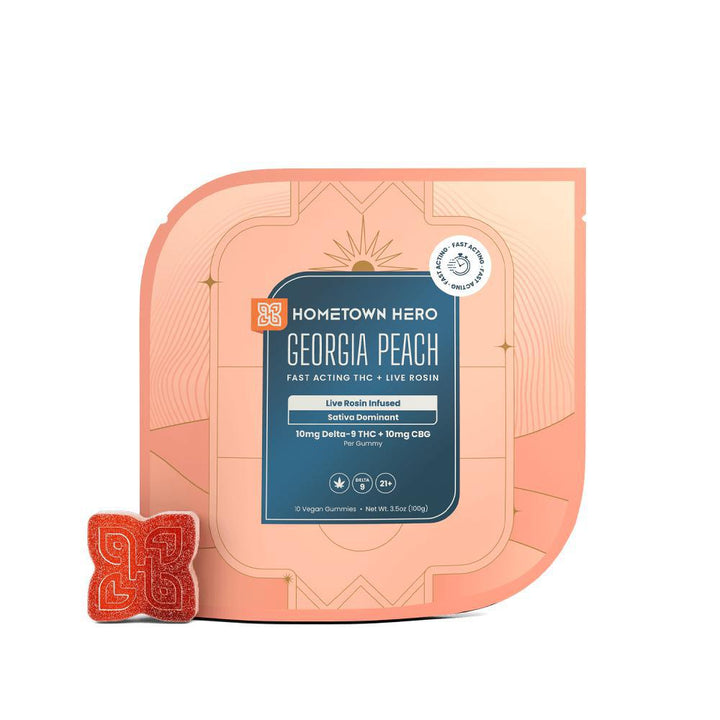 Hometown Hero Live Rosin Sativa Gummies