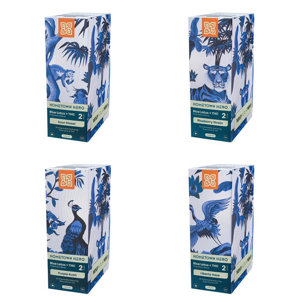 Hometown Hero Blue Lotus Vapes - Ethereal Gold Dispensary