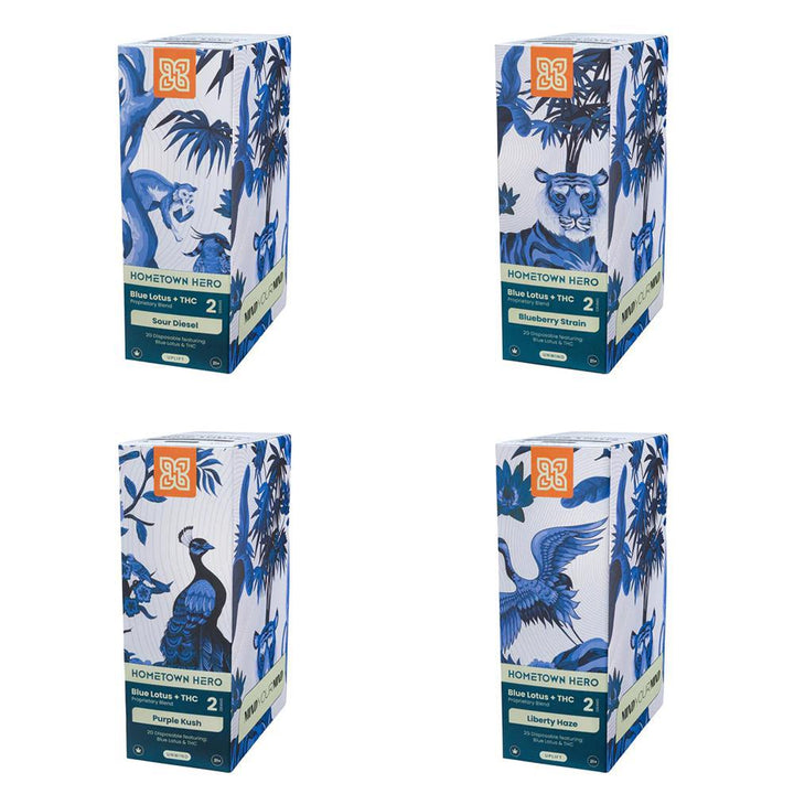 Hometown Hero Blue Lotus Vapes - Ethereal Gold Dispensary
