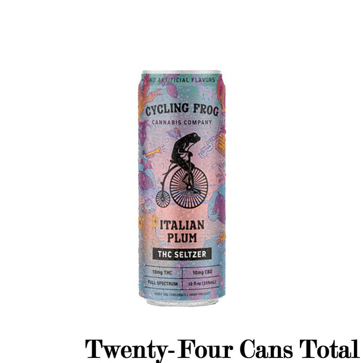 Cycling Frog Italian Plum THC Seltzer (Seasonal Availability)
