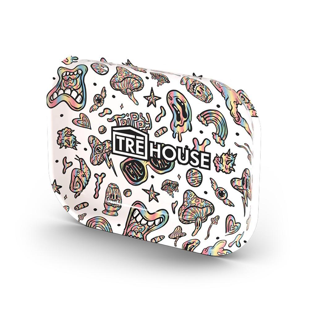 TRE House Metal Rolling Trays - Ethereal Gold Dispensary