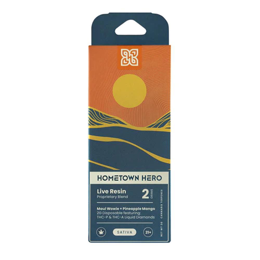 Hometown Hero Live Resin THCa Liquid Diamonds Disposable - 2 Grams