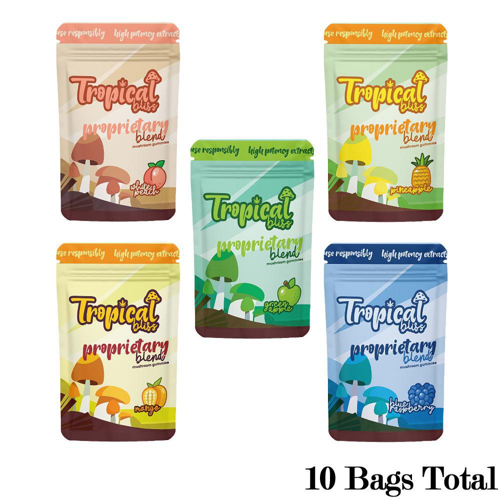 Tropical Bliss Proprietary Blend Mushroom Gummies