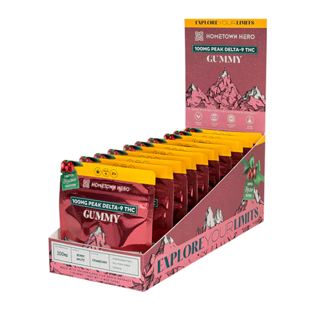 LIMITED EDITION: Hometown Hero Berry White Peak Delta-9 Live Rosin Gummy - Ethereal Gold Dispensary