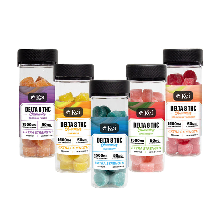 Koi Extra Strength Delta-8 Gummies - Ethereal Gold Dispensary