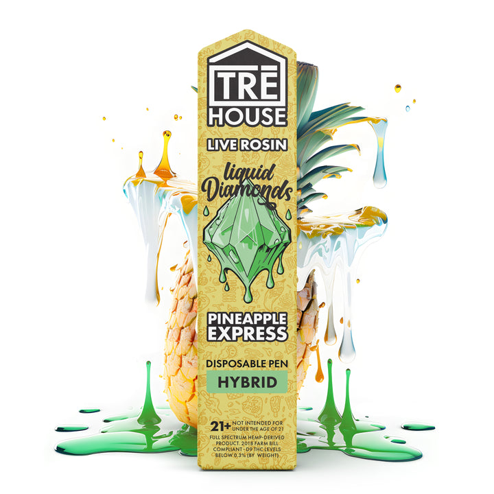 TRE House Liquid Diamonds Pineapple Express 2 Gram Disposable Vape