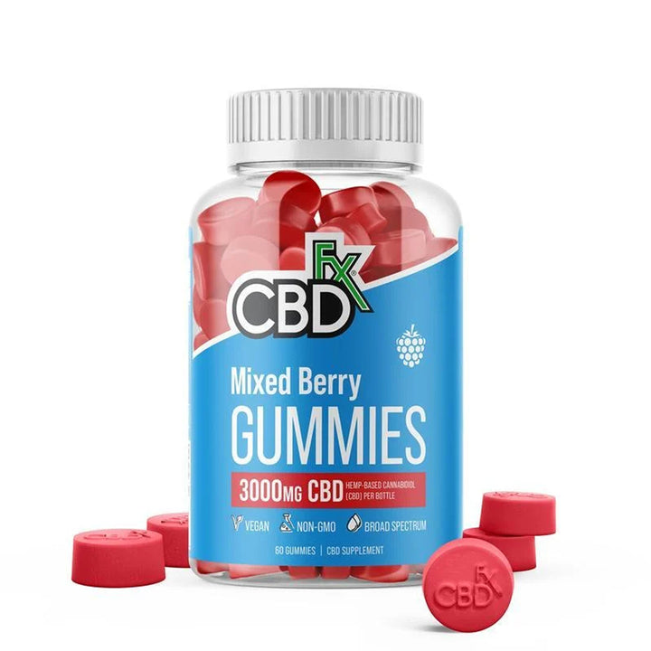 CBDfx Mixed Berry Gummies - Ethereal Gold Dispensary