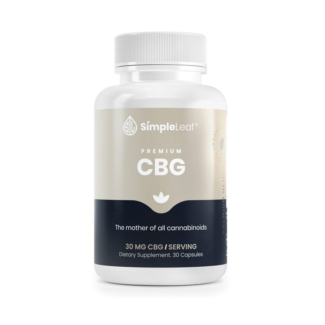 Simple Leaf CBG Capsules - Ethereal Gold Dispensary