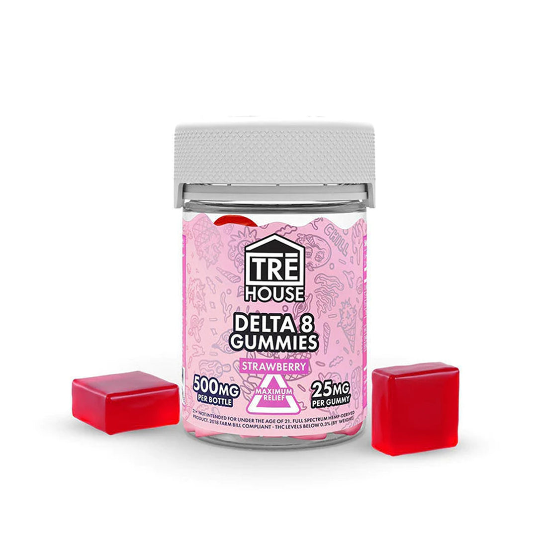 TRE House Delta-8 Gummies Maximum Relief - Ethereal Gold Dispensary