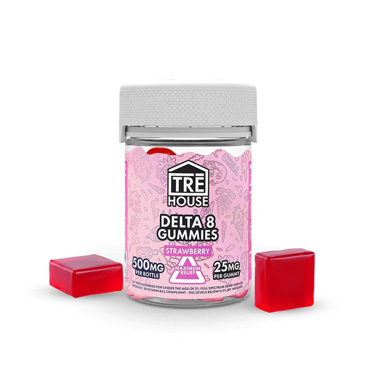 TRE House Delta-8 Gummies Maximum Relief - Ethereal Gold Dispensary