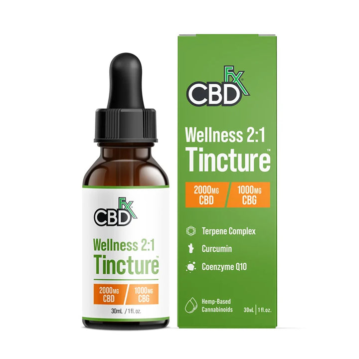 CBDfx Wellness 2:1 Tincture - Ethereal Gold Dispensary