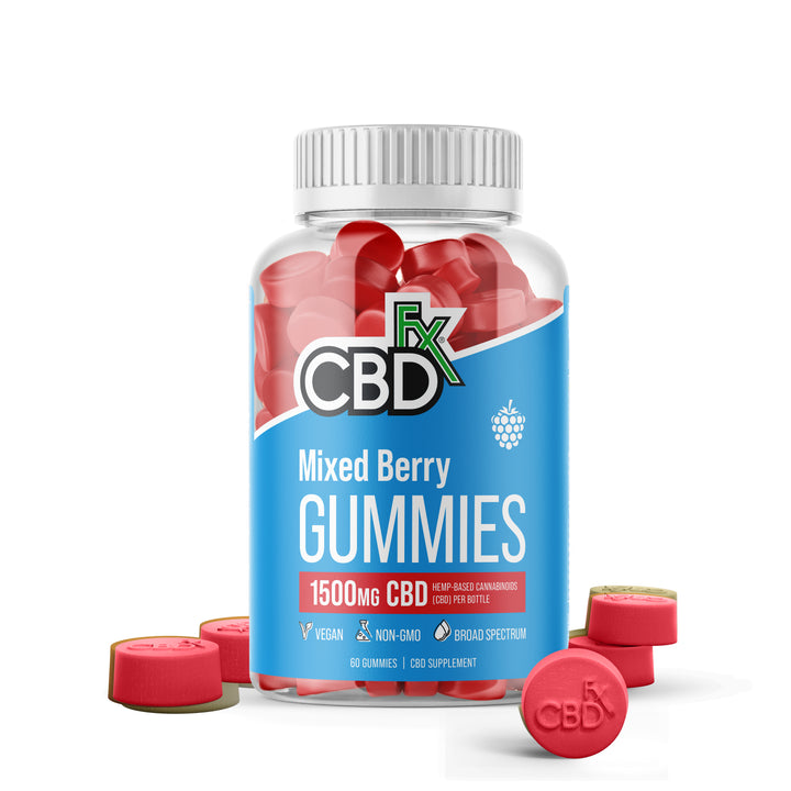 CBDfx Mixed Berry Gummies - Ethereal Gold Dispensary