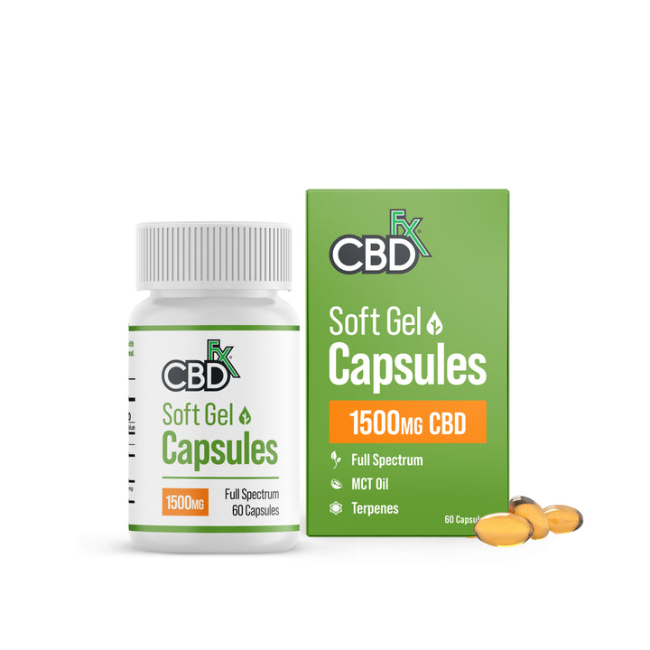 CBDfx Soft Gel Capsules - Ethereal Gold Dispensary